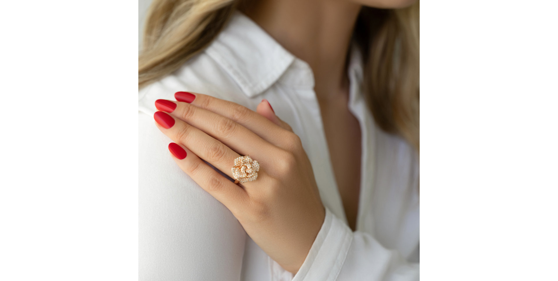 Prsten s diamanty Garden Glamour