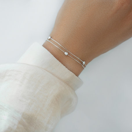 Náramek s diamanty Five Dots