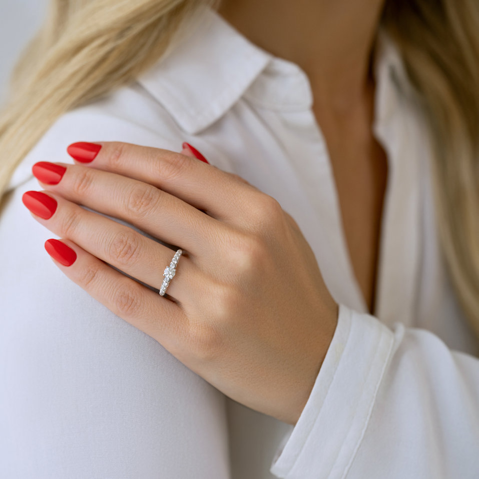 Prsten s diamanty Morelli