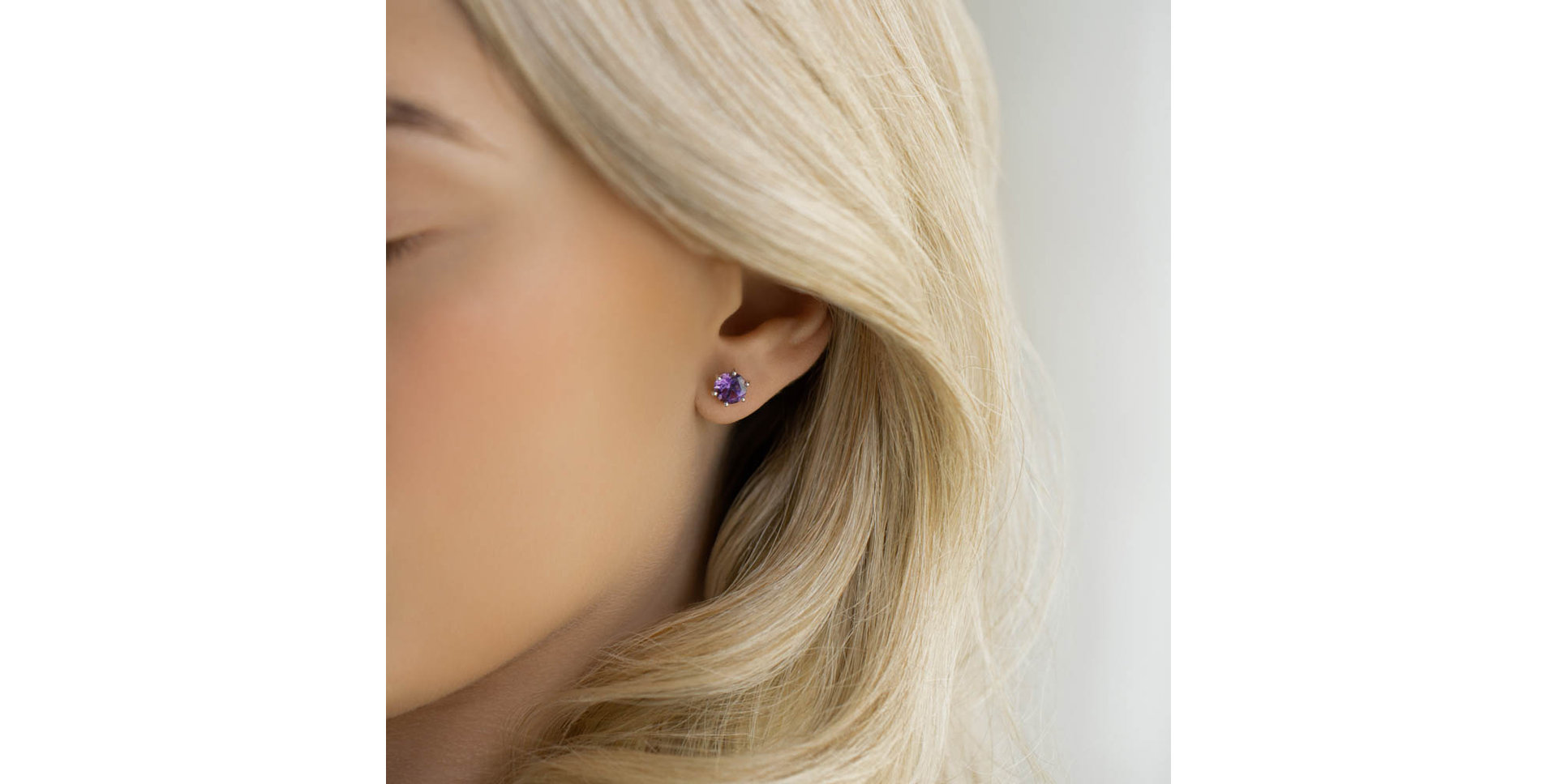 Náušnice s topazem Vesper Romance