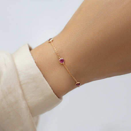 Náramek s Rhodolite Roggeveen