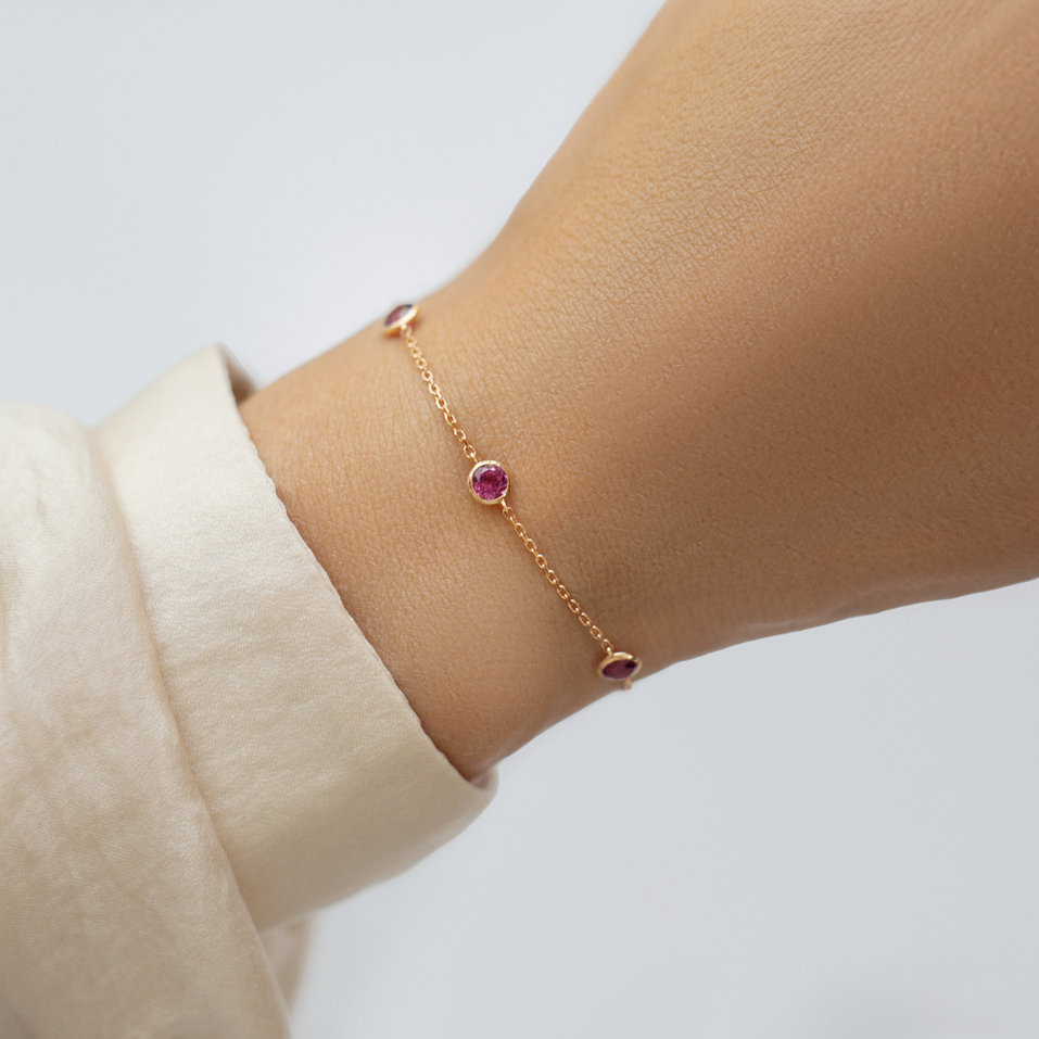 Náramek s Rhodolite Roggeveen