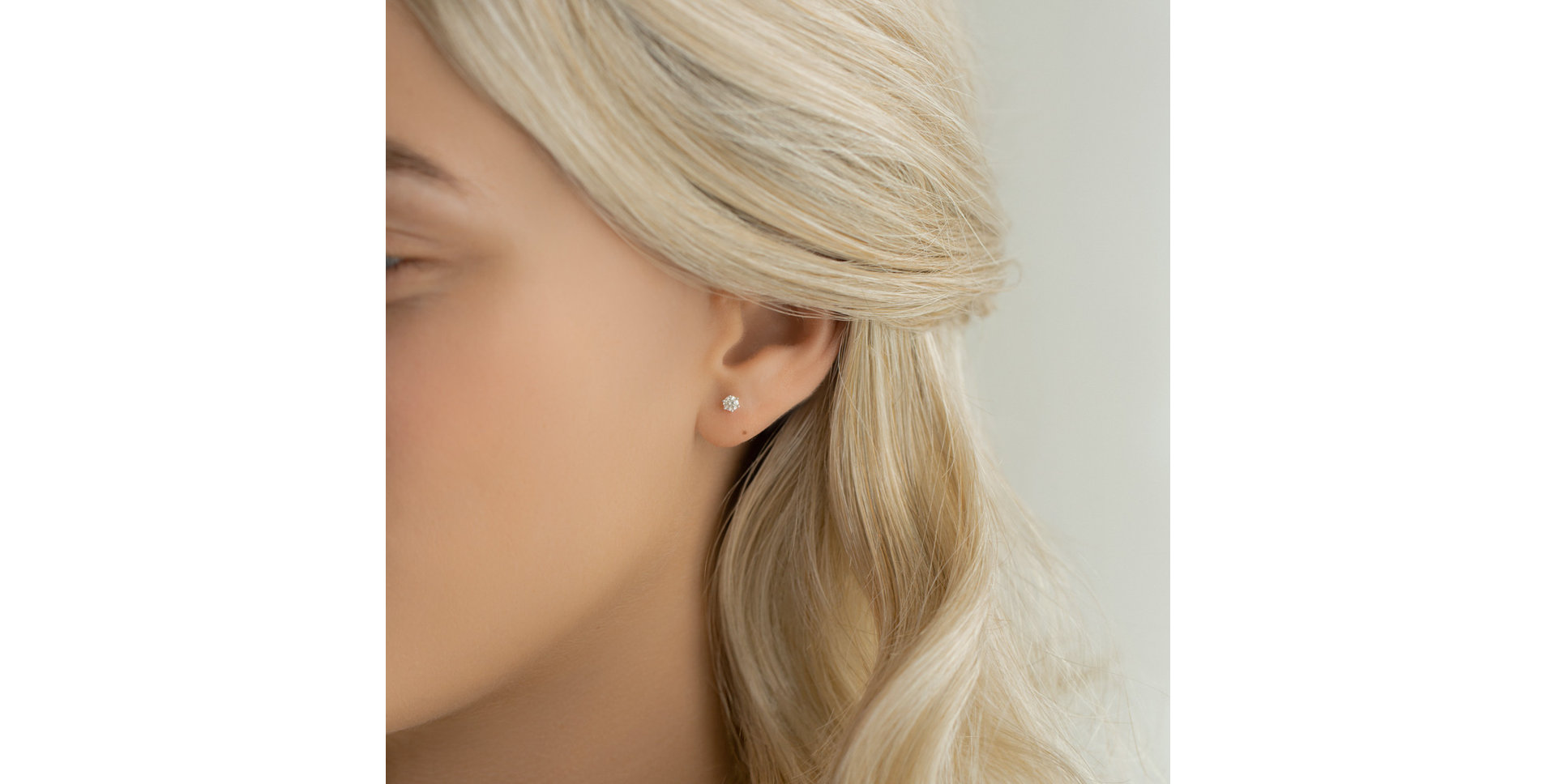 Náušnice s diamantem Vesper Romance