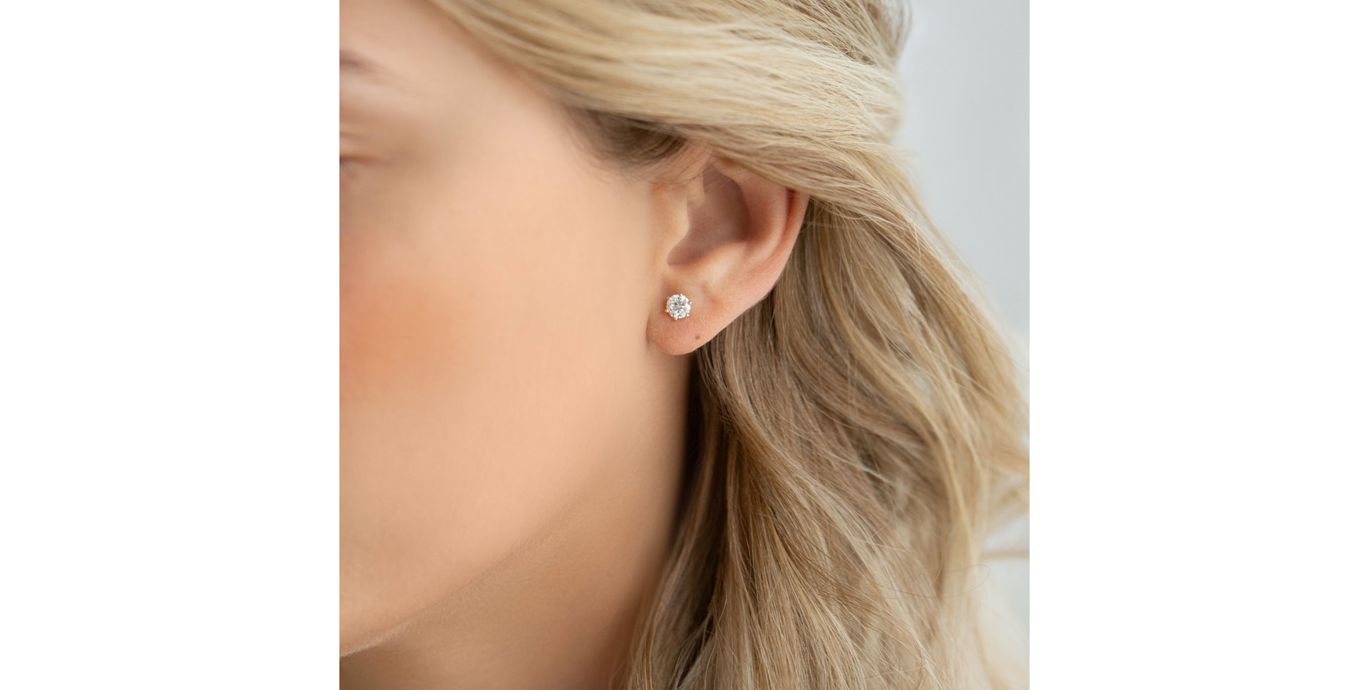 Náušnice s diamantem Vesper Romance