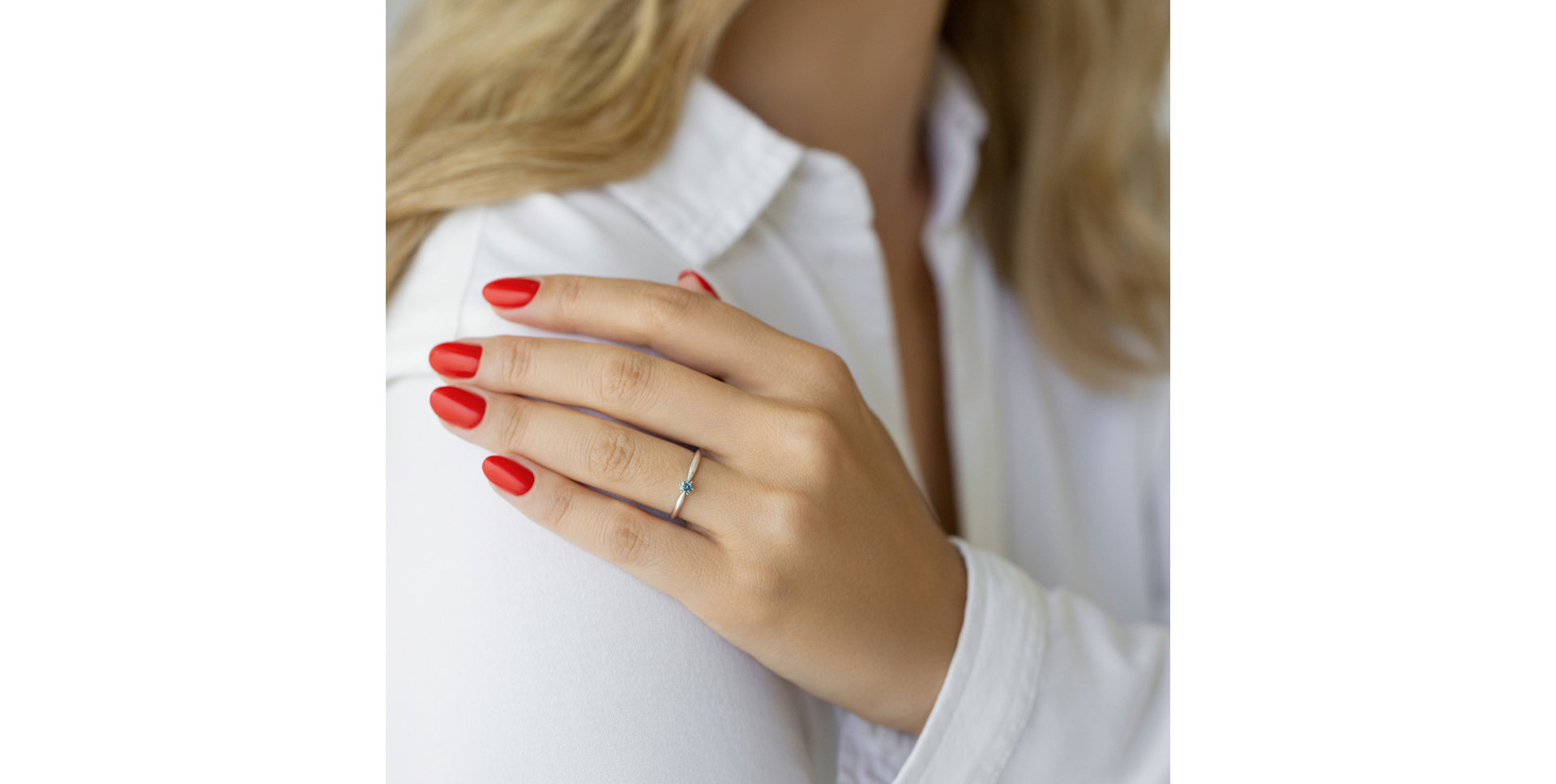 Prsten se zeleným diamantem Eternal Joy