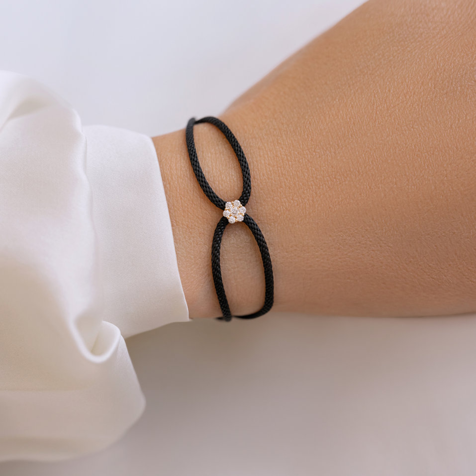 Náramek s diamanty Deep Snow