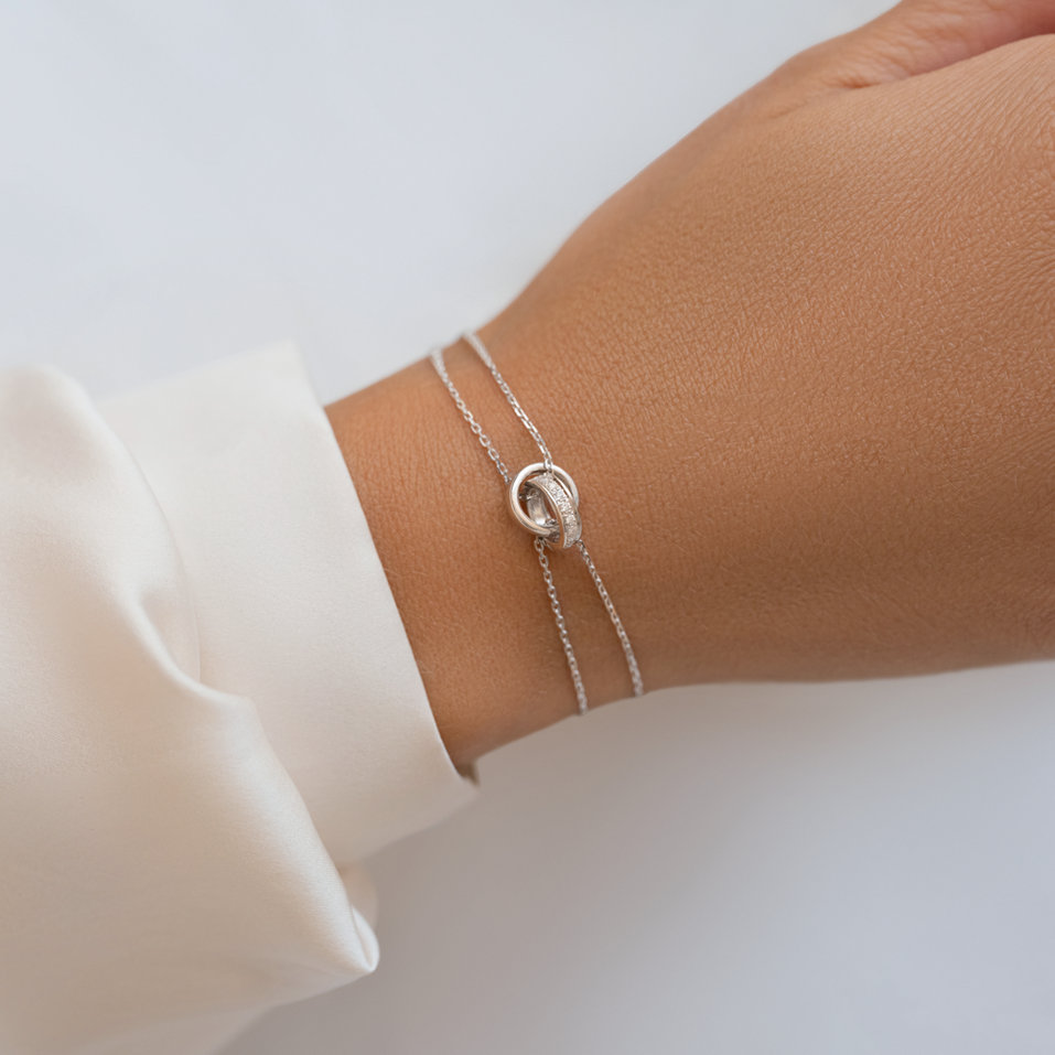 Náramek s diamanty Divine Bond