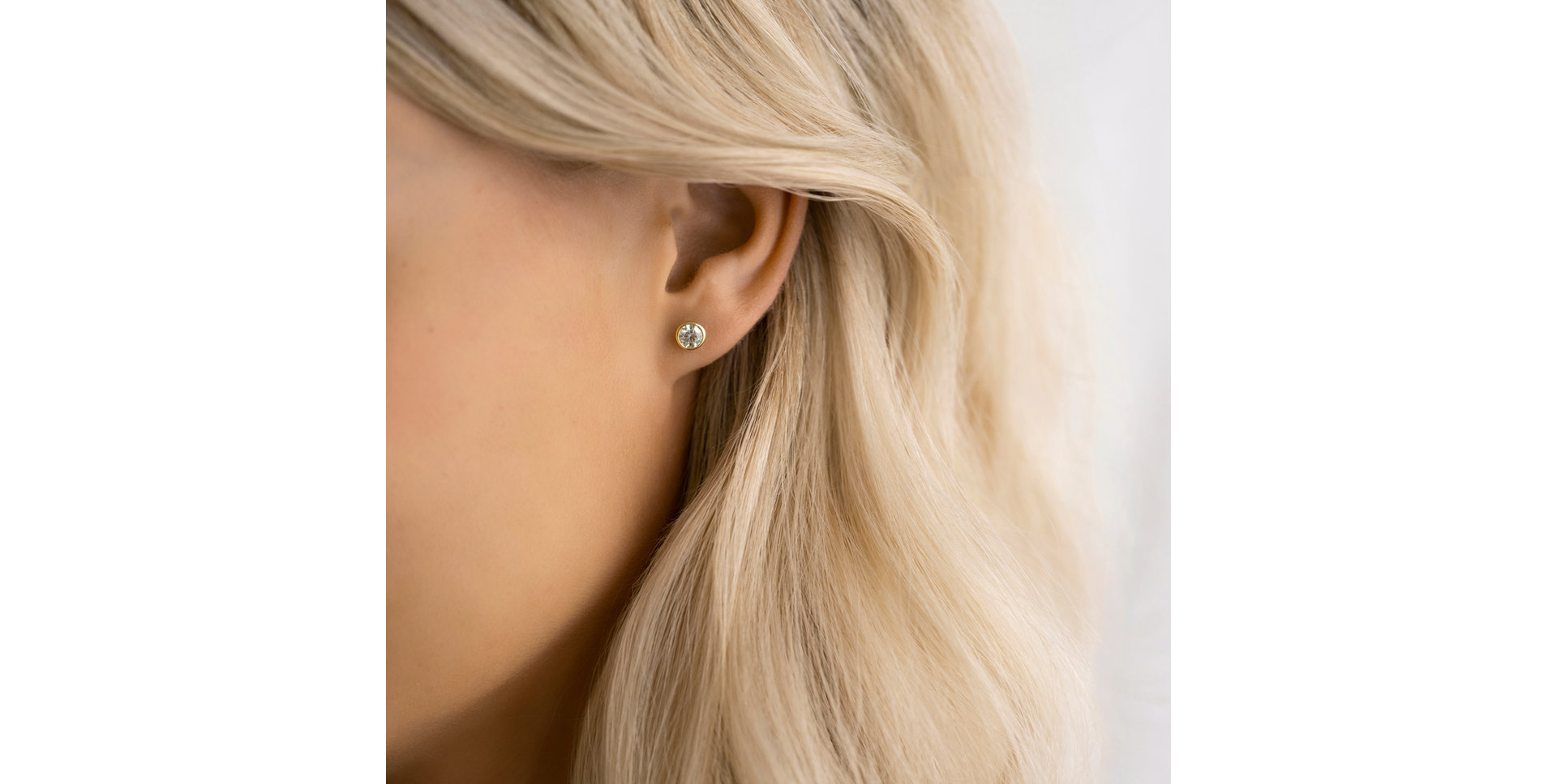 Náušnice s diamantem Shiny Dots