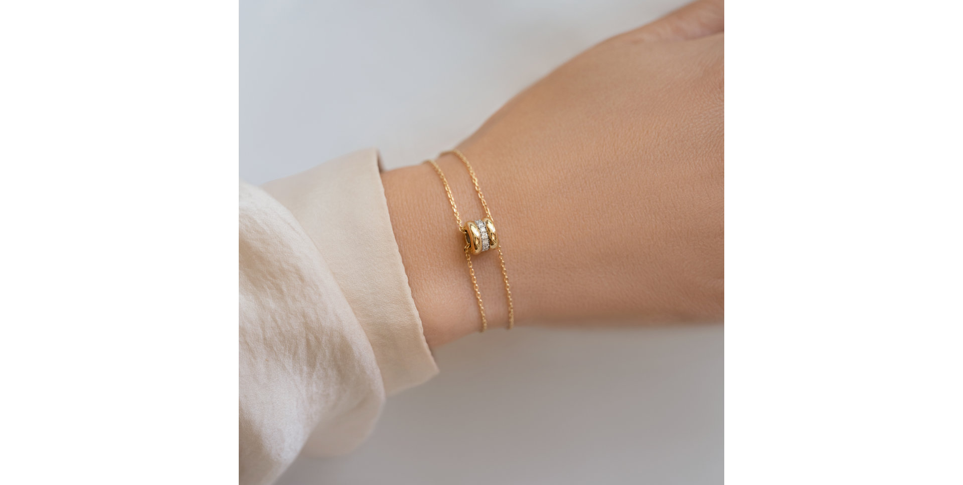 Náramek s diamanty Cilla