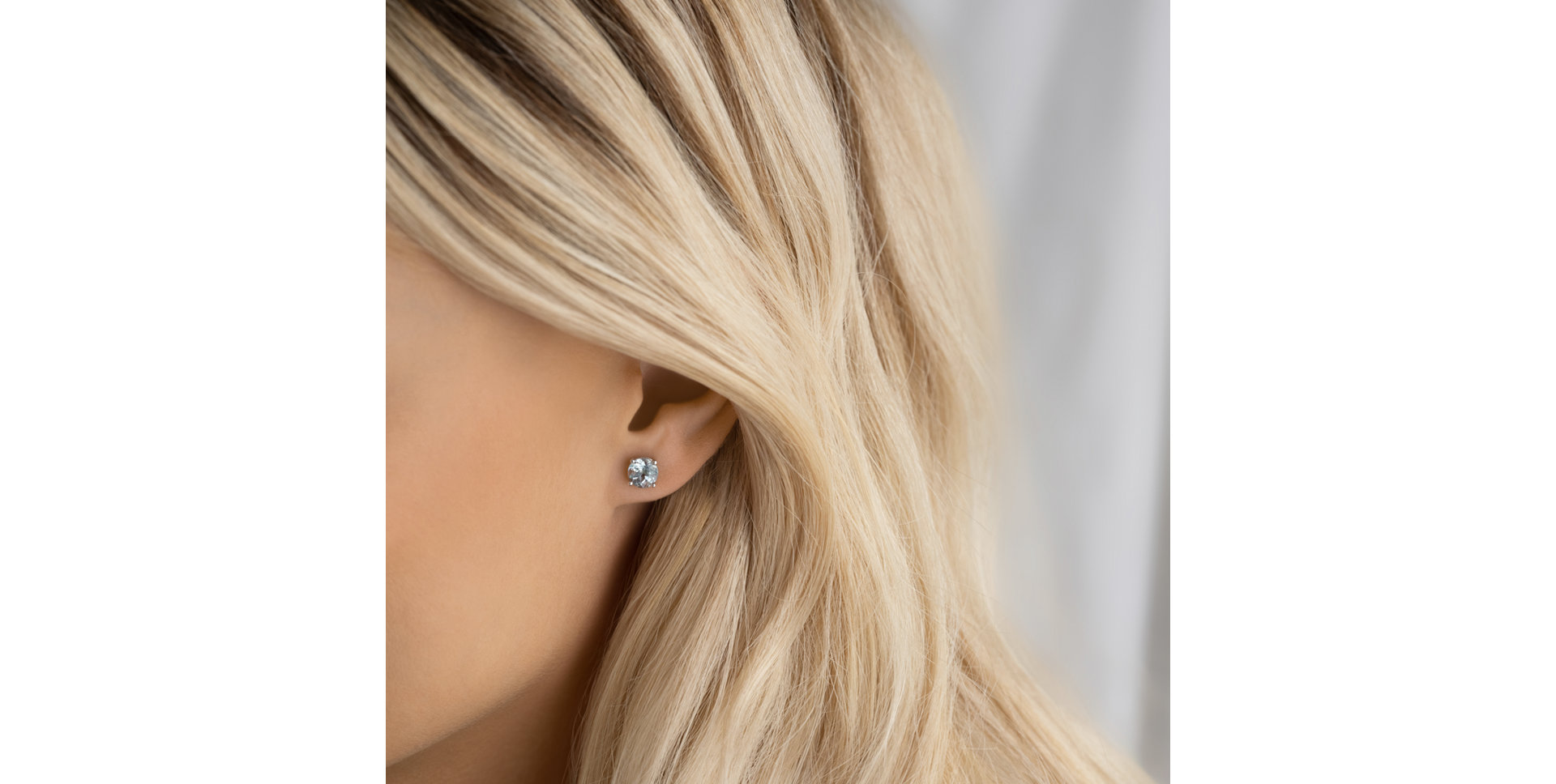 Náušnice s morganitem Virginia Sparkle