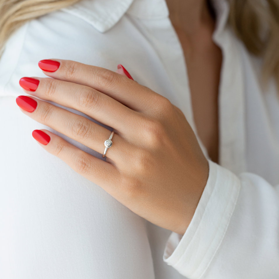 Prsten s diamantem Gentle Treasure