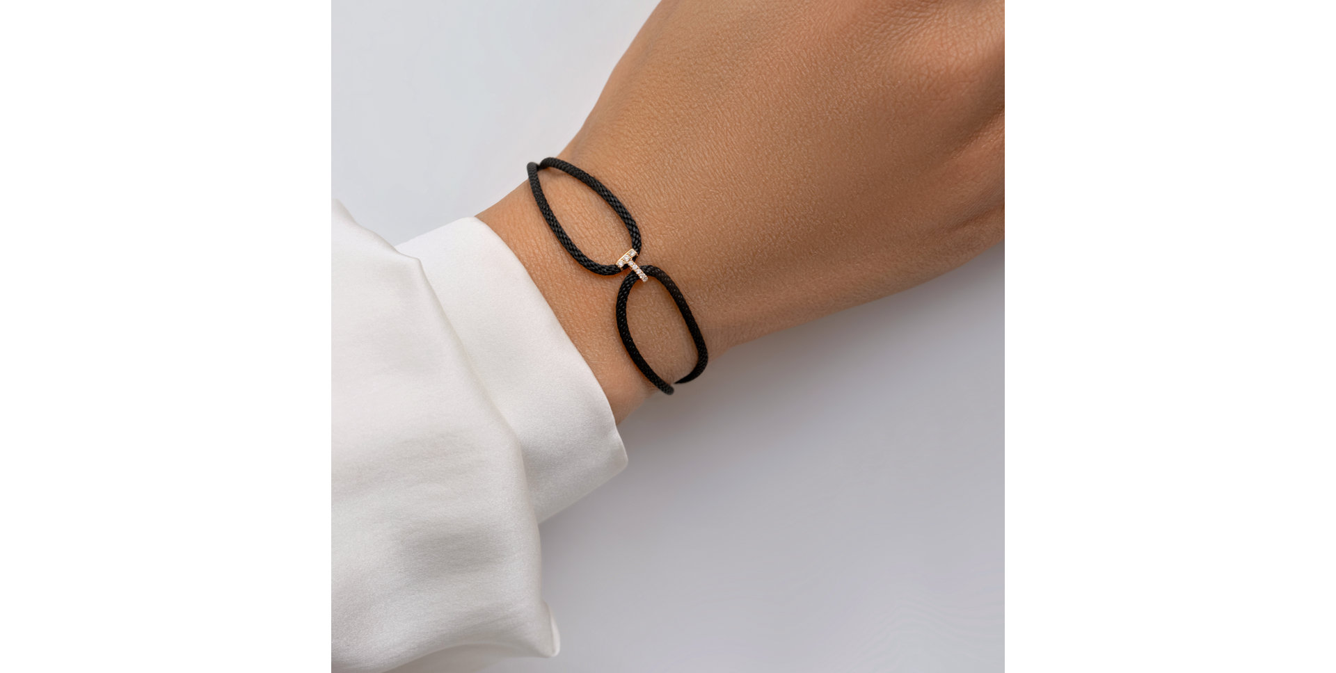 Náramek s diamanty Alphabeth Delight