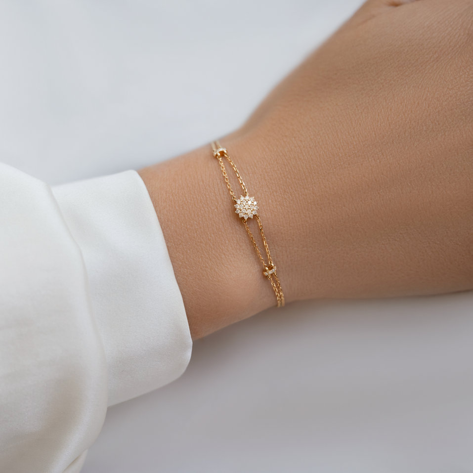 Náramek s diamanty Sunny Delight