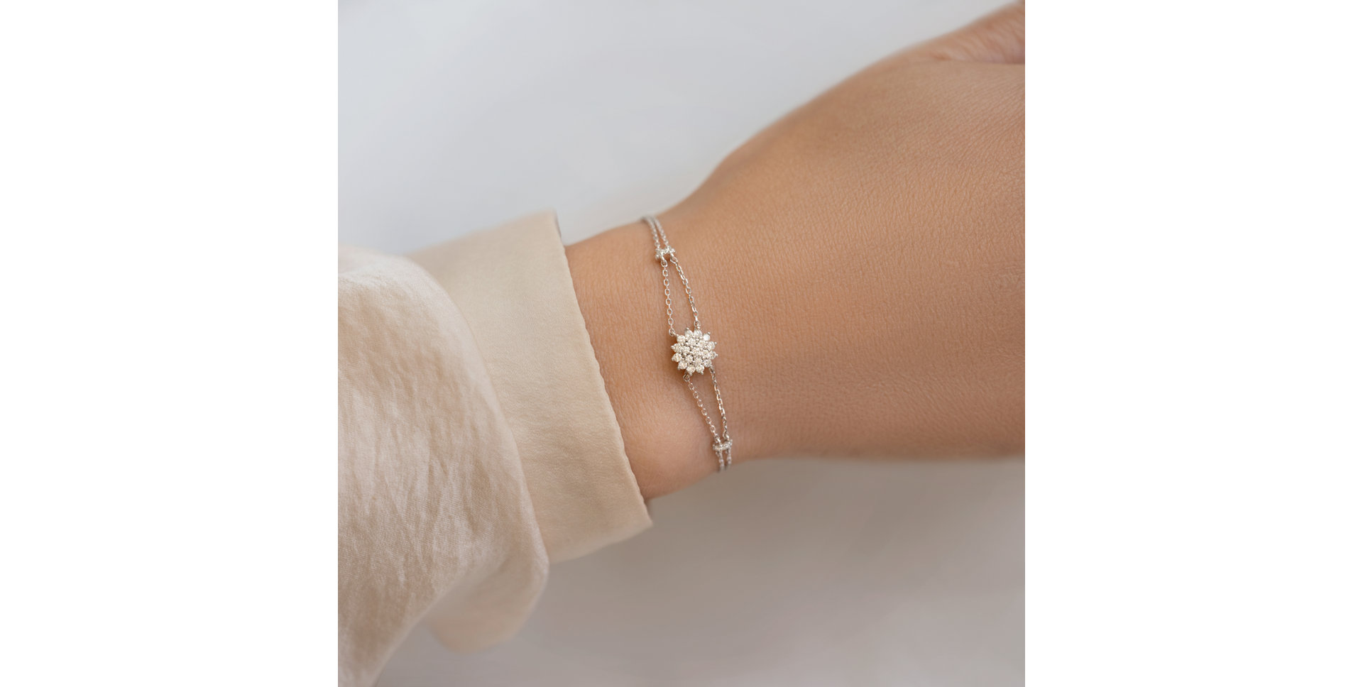 Náramek s diamanty Sunny Delight