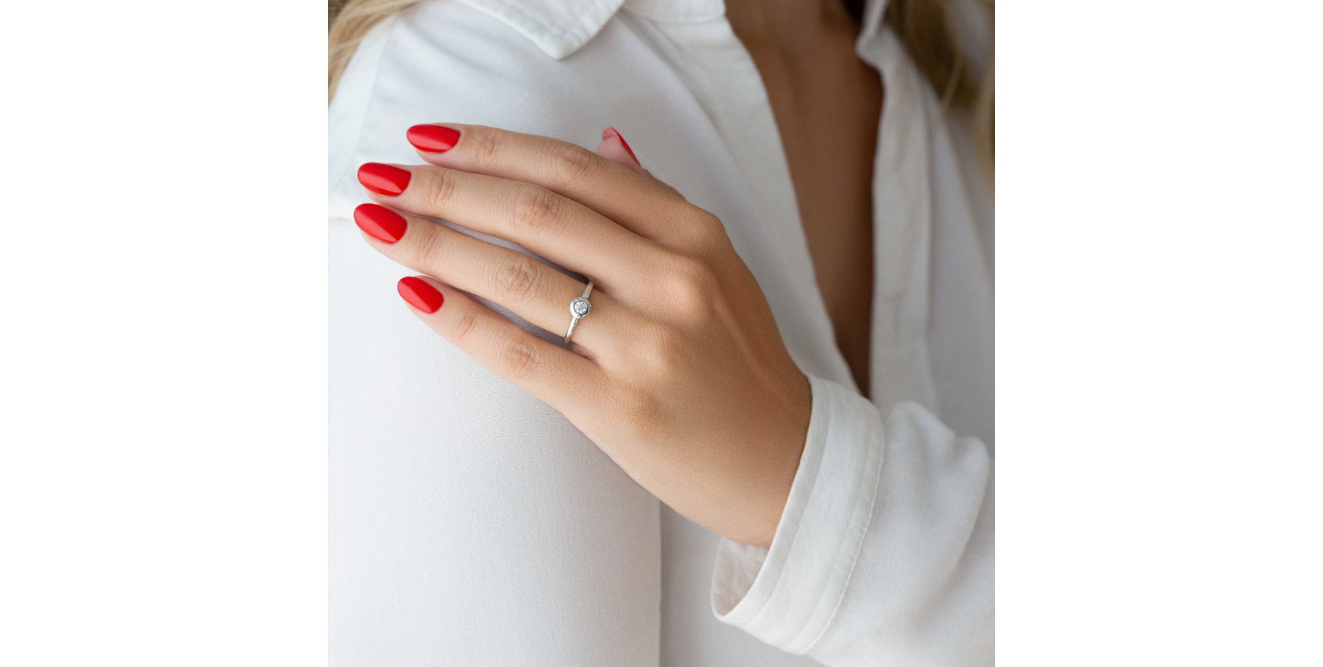 Prsten s diamantem Gentle Treasure