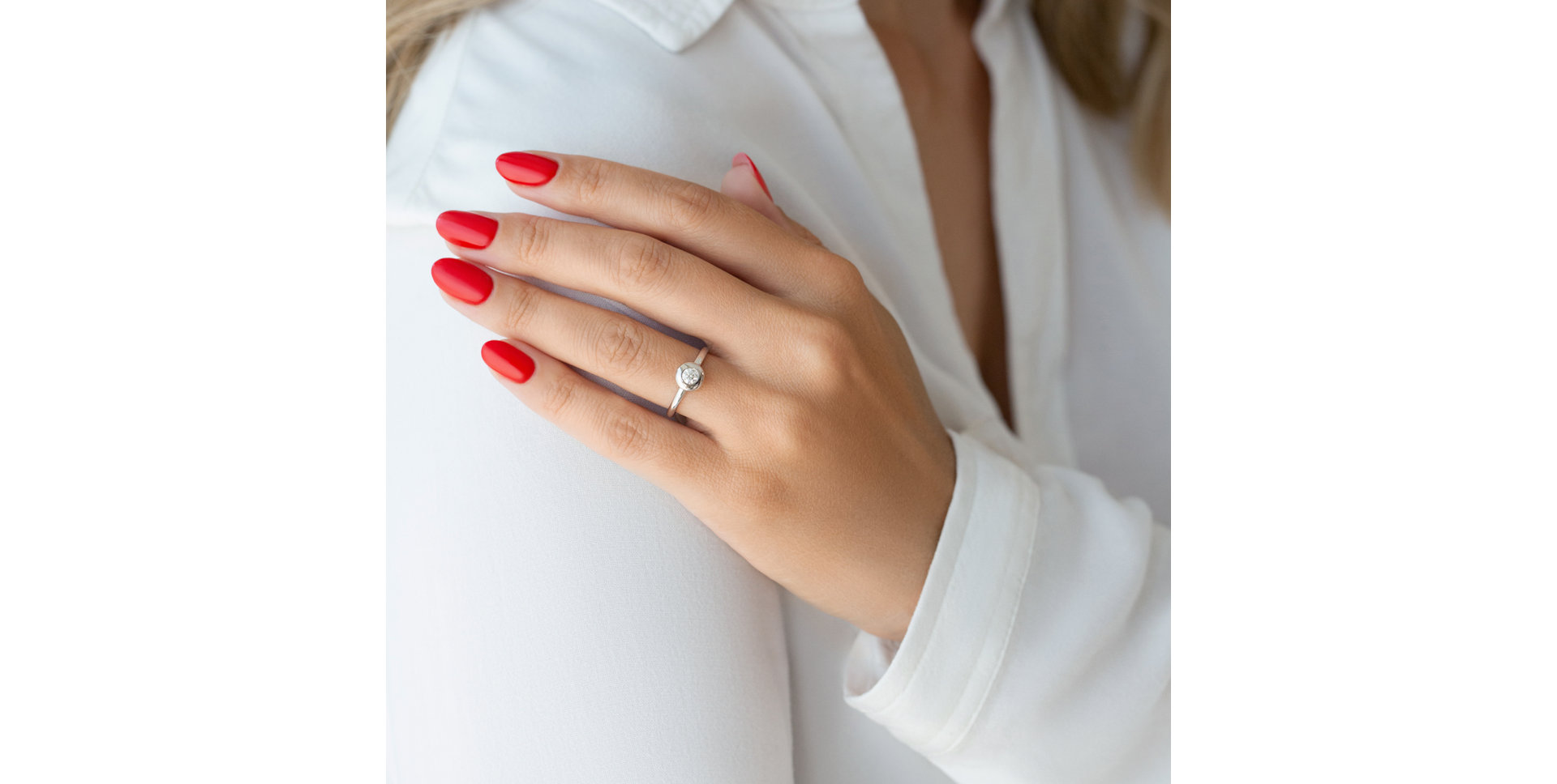 Prsten s diamantem Gentle Treasure