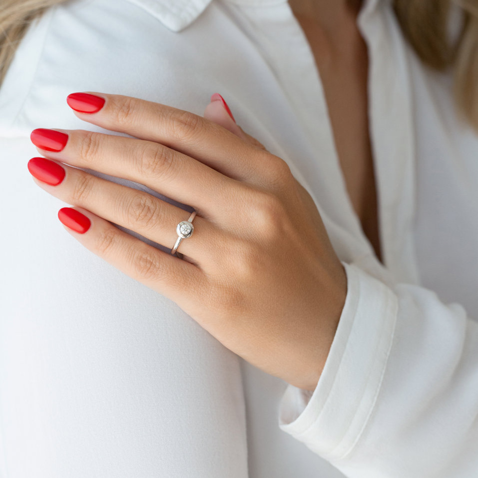 Prsten s diamantem Gentle Treasure