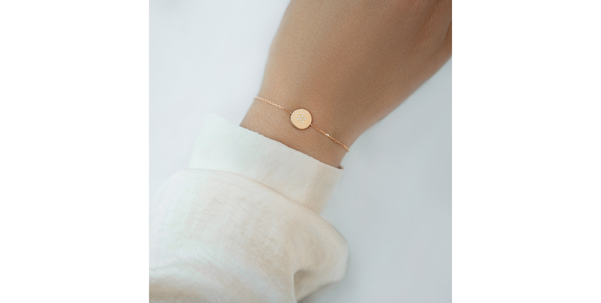 Náramek s diamanty Simple Charm