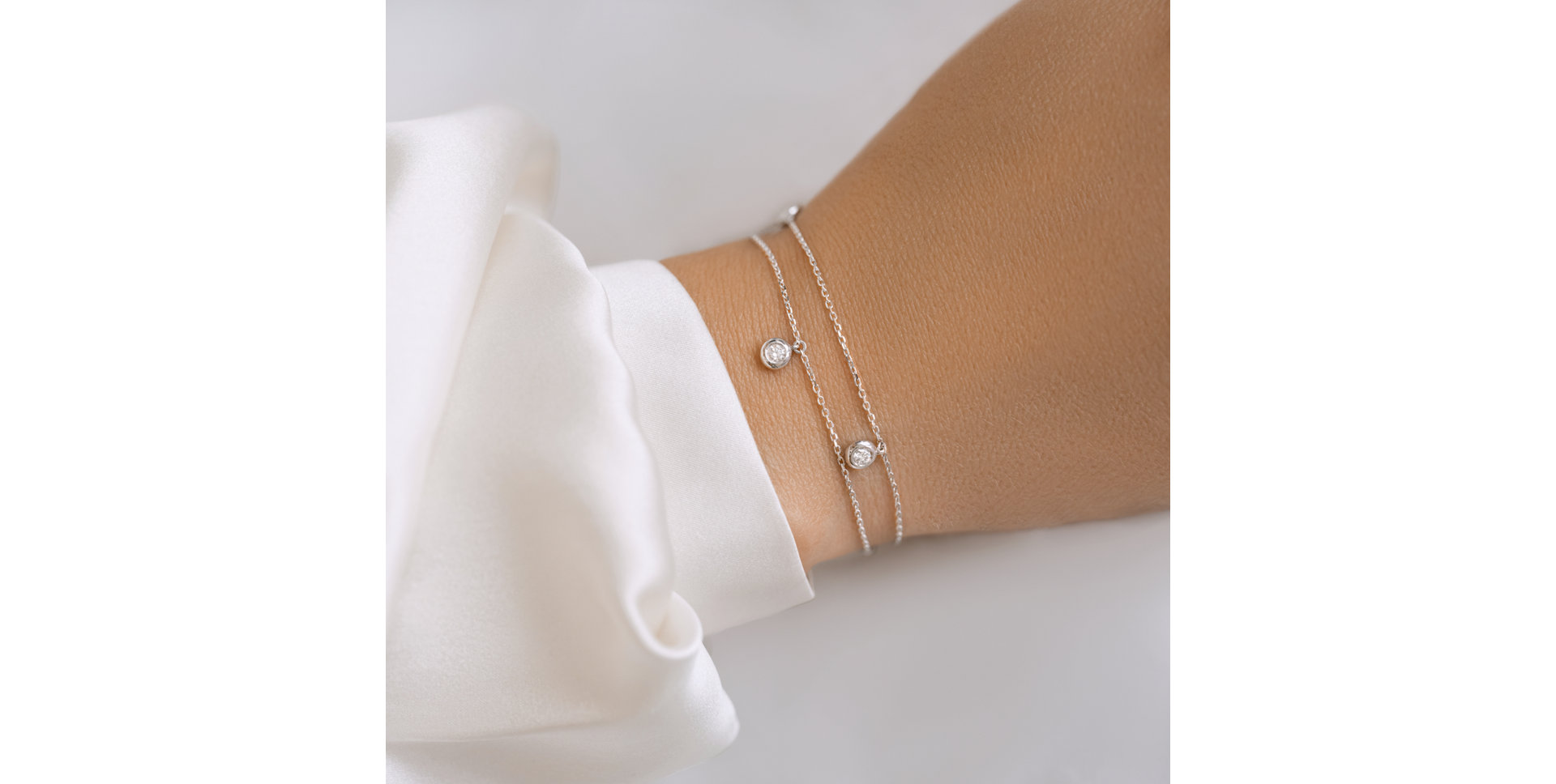 Náramek s diamanty Delouise