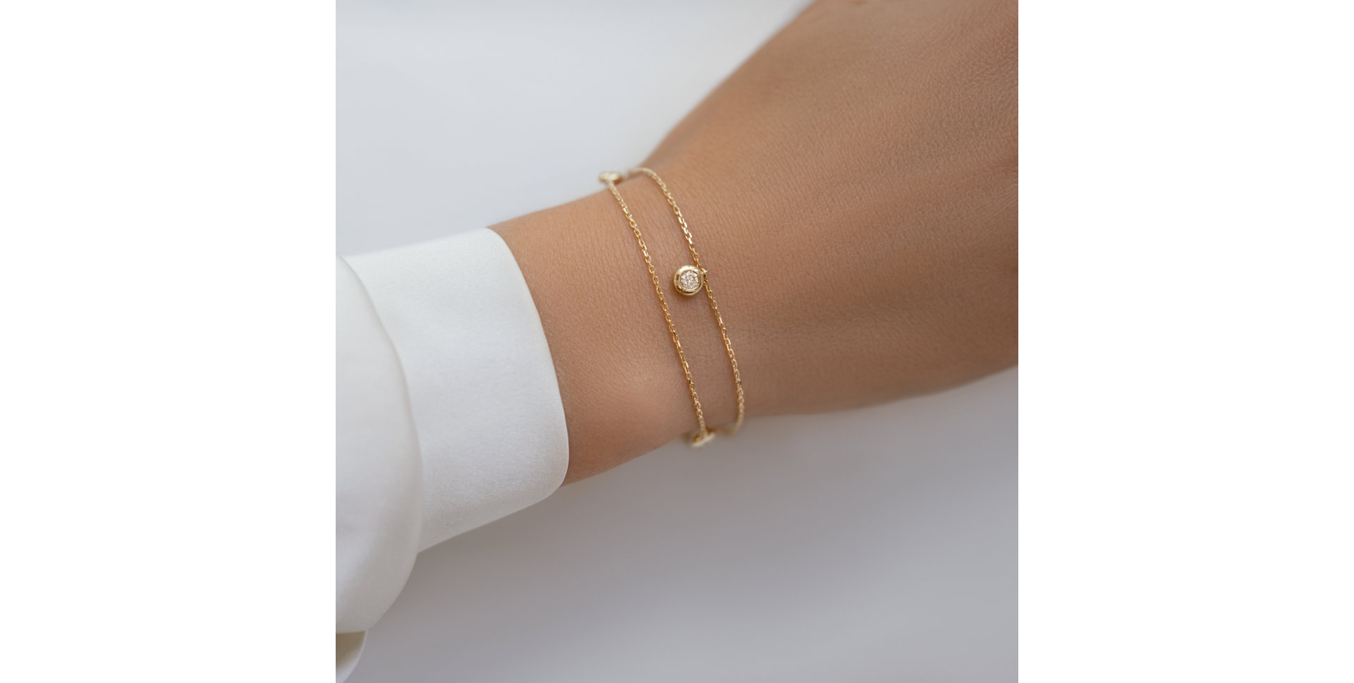 Náramek s diamanty Delouise