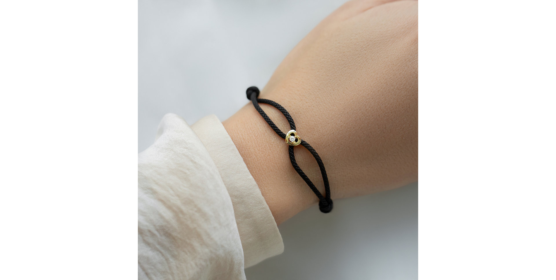 Náramek s diamantem Wonder Heart