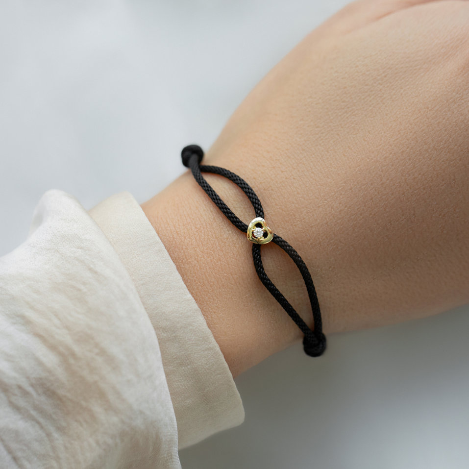 Náramek s diamantem Wonder Heart