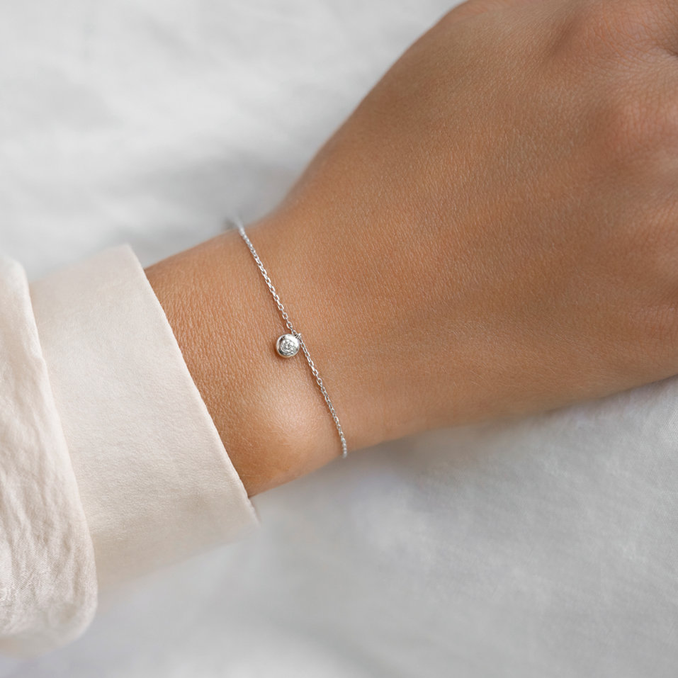 Náramek s diamantem Gentle rain