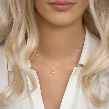 Náhrdelník s diamantem Sparkling Dots