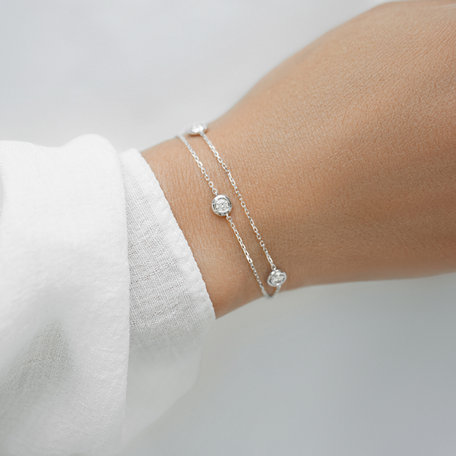 Náramek s diamanty Five Dots