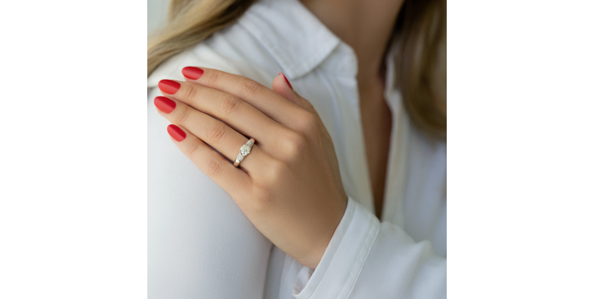 Prsten s diamanty The Icy Miracle