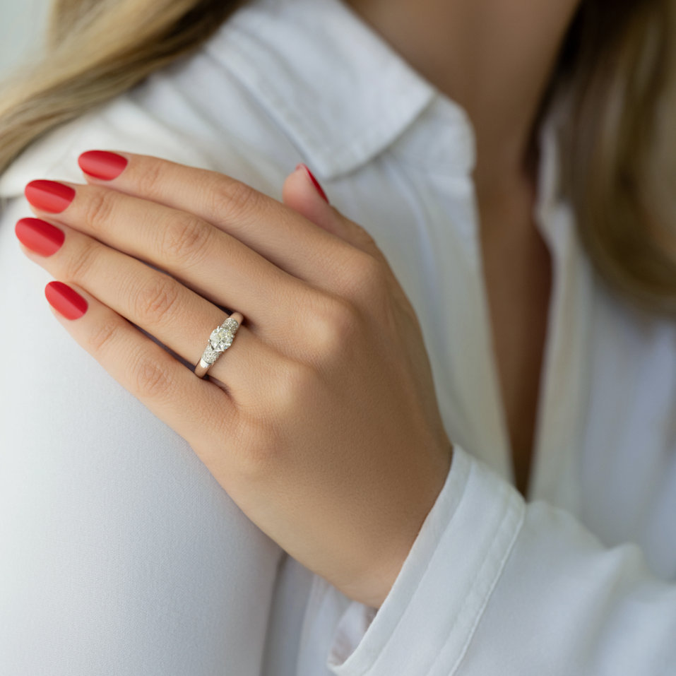 Prsten s diamanty The Icy Miracle