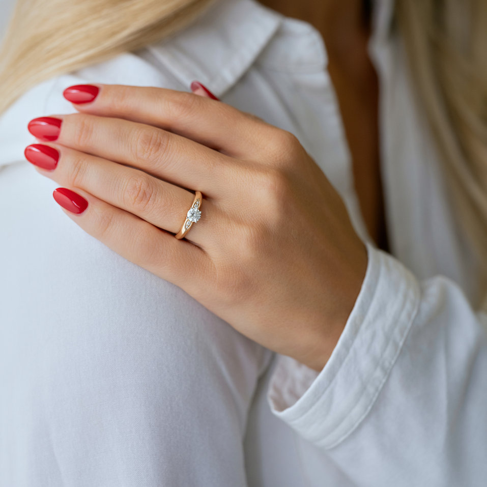 Prsten s diamanty Linden