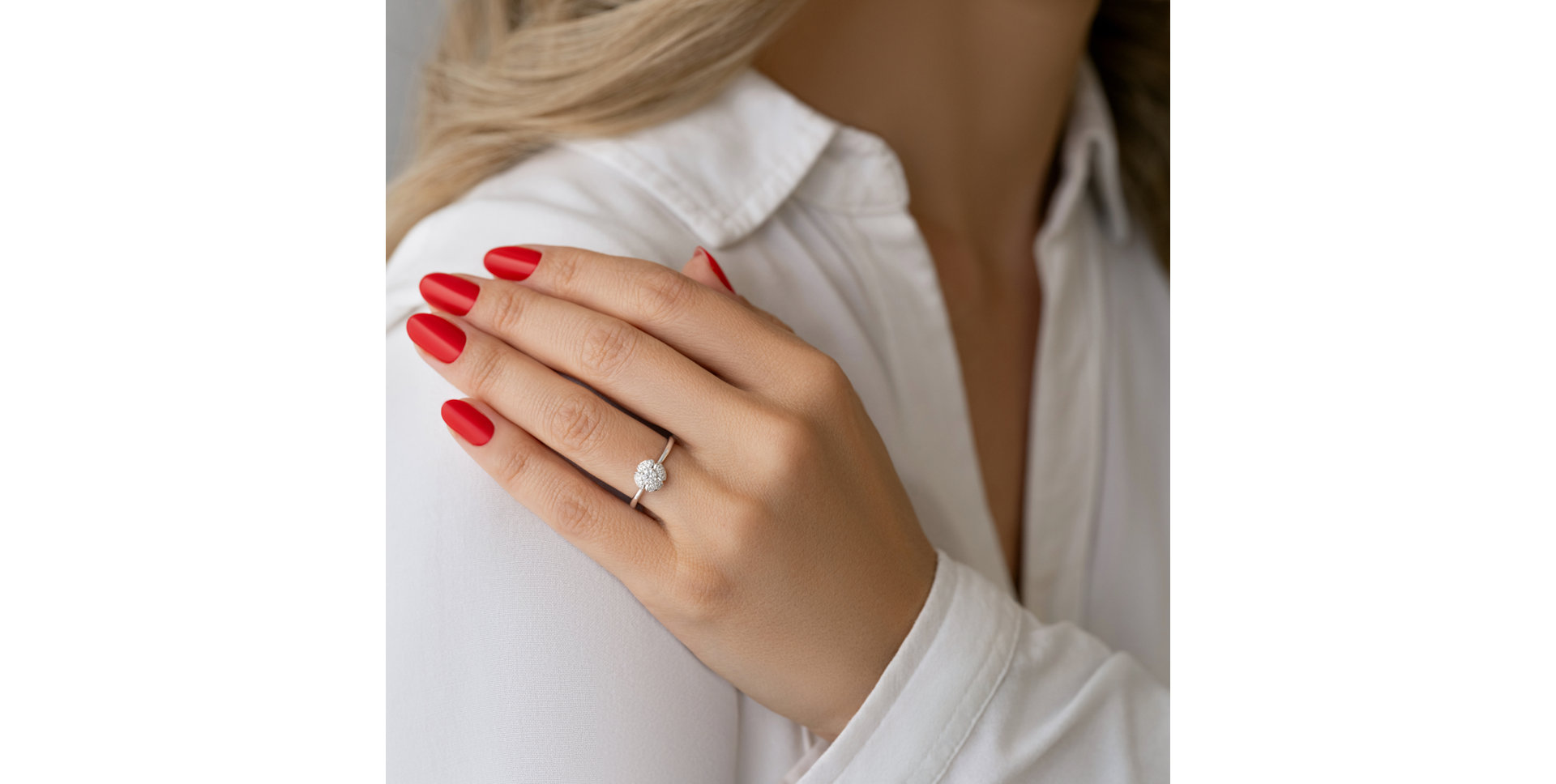 Prsten s diamanty Purity Petal