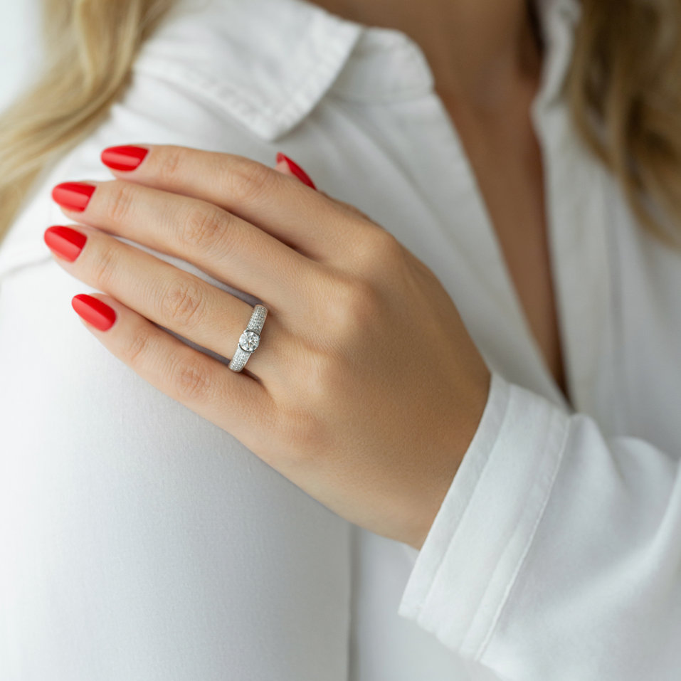 Prsten s diamanty Melissande