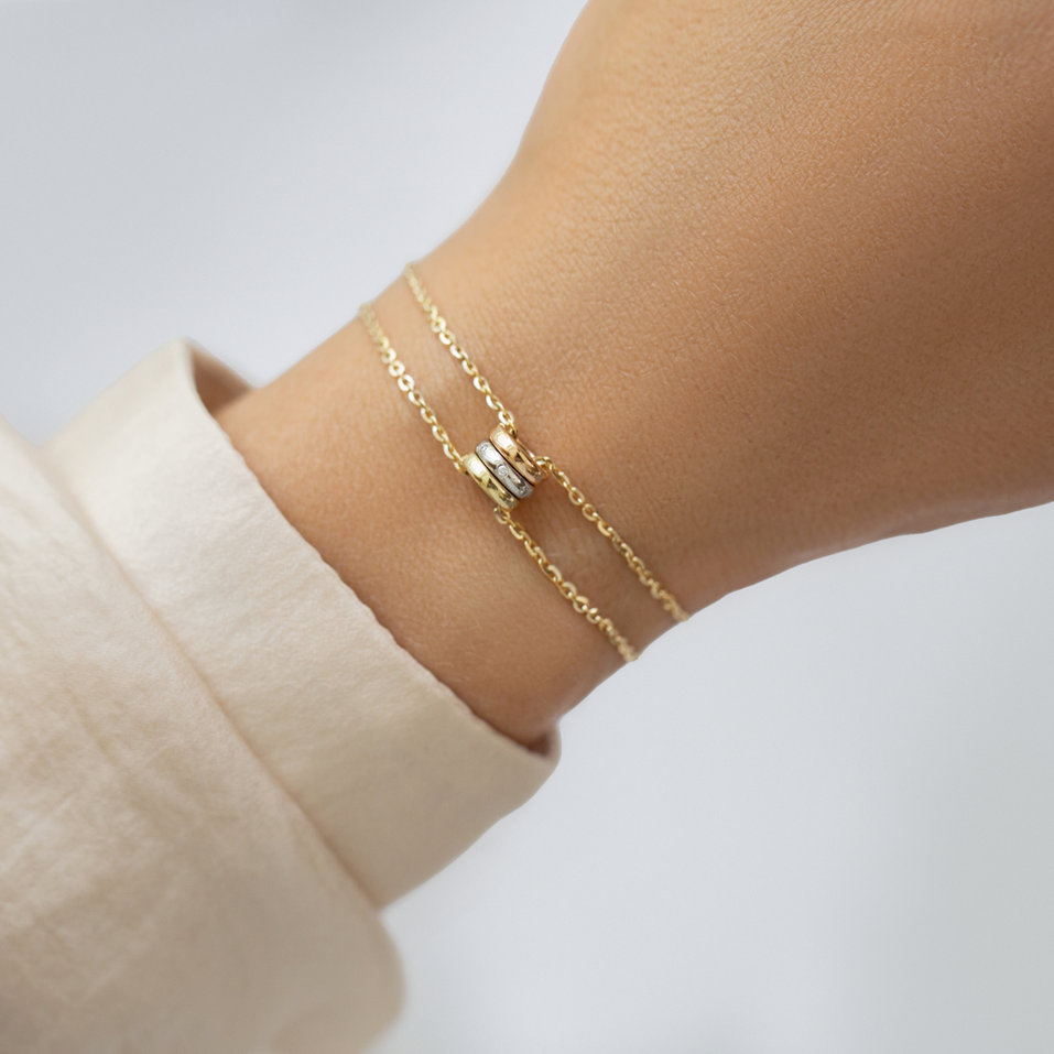 Náramek s diamanty Three Destinies