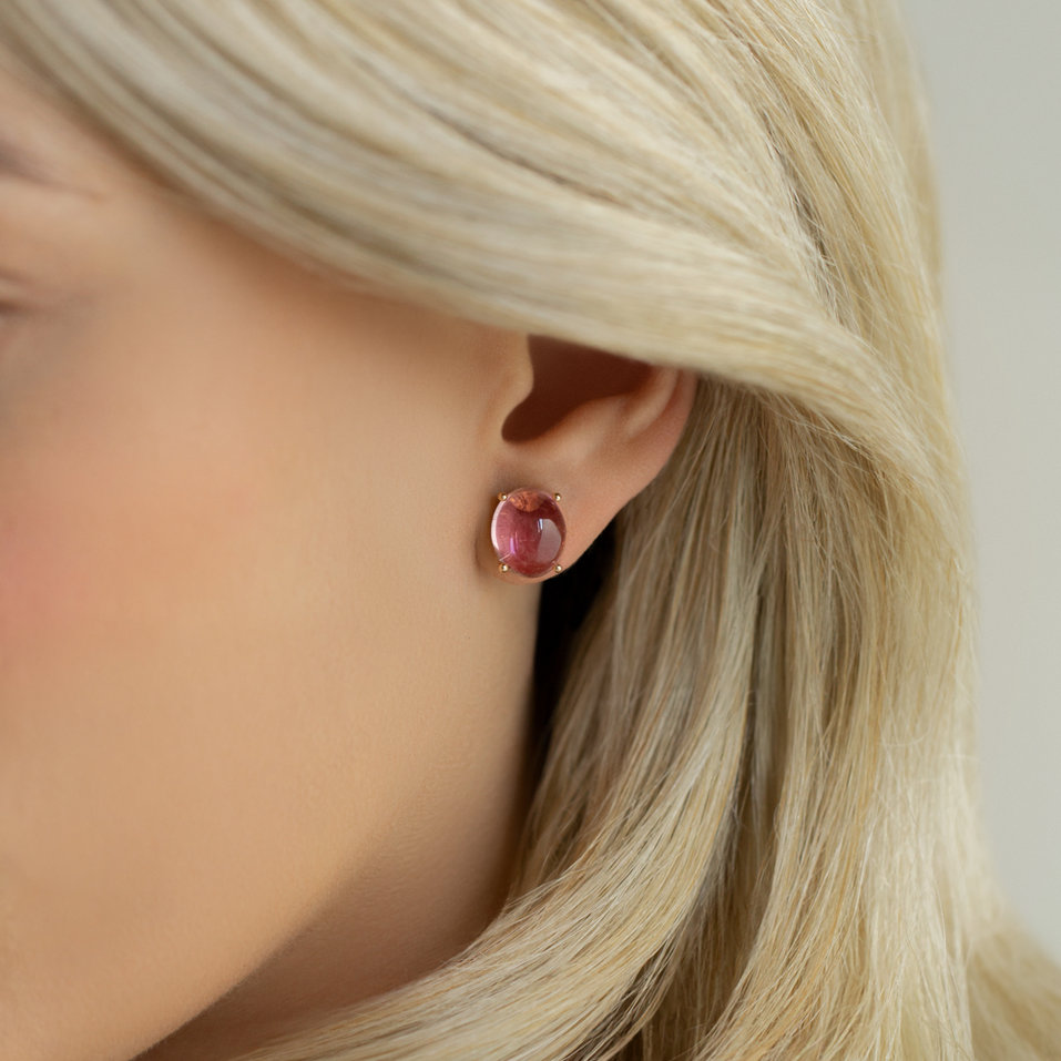 Náušnice s turmalínem Freja