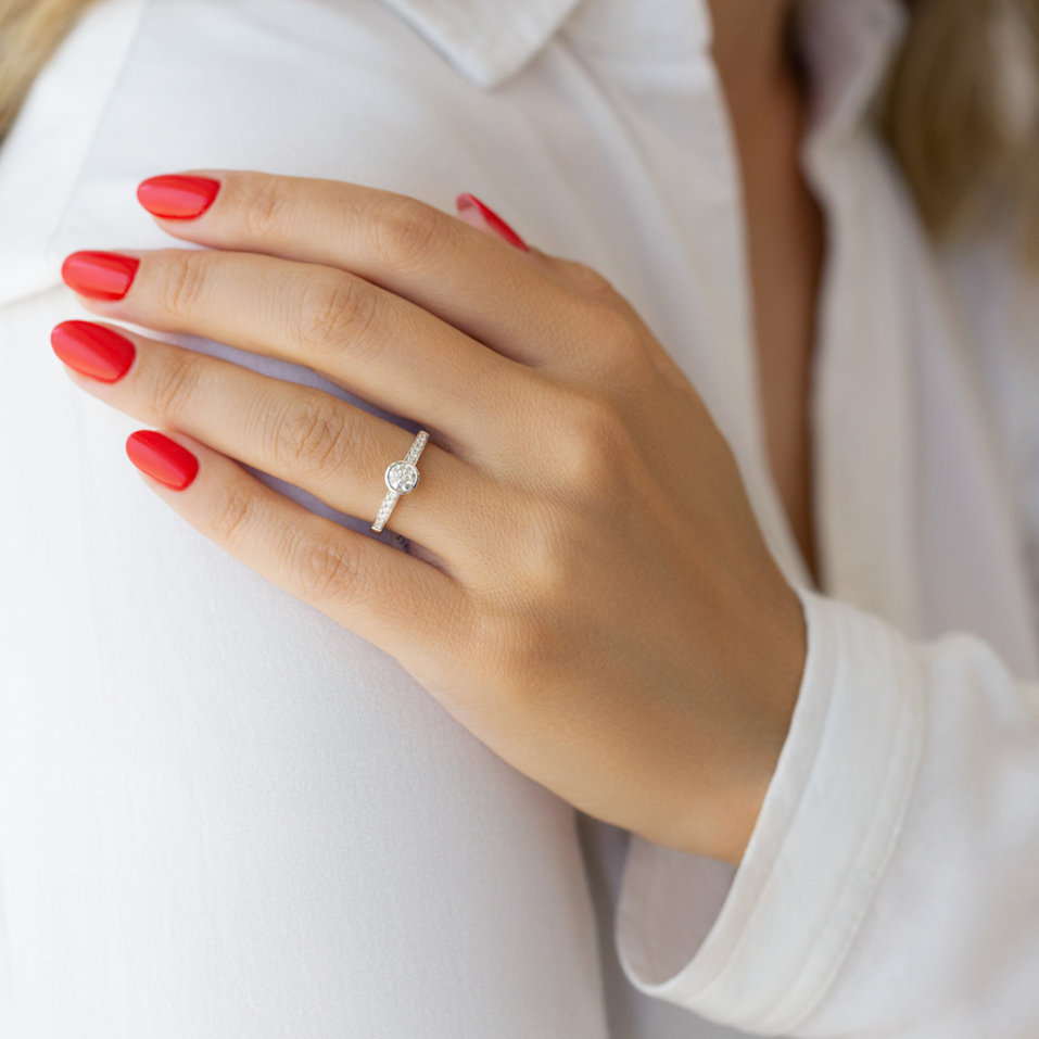 Prsten s diamanty Love Forever