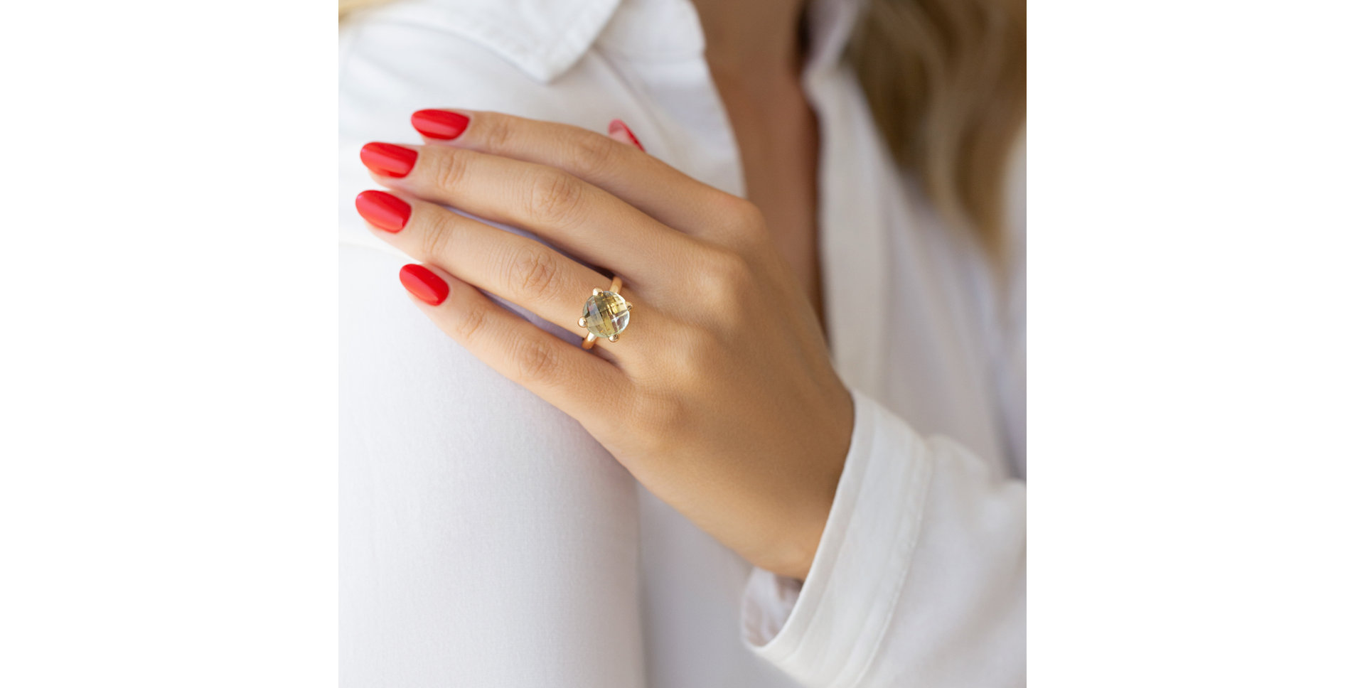 Prsten s ametystem Caridad