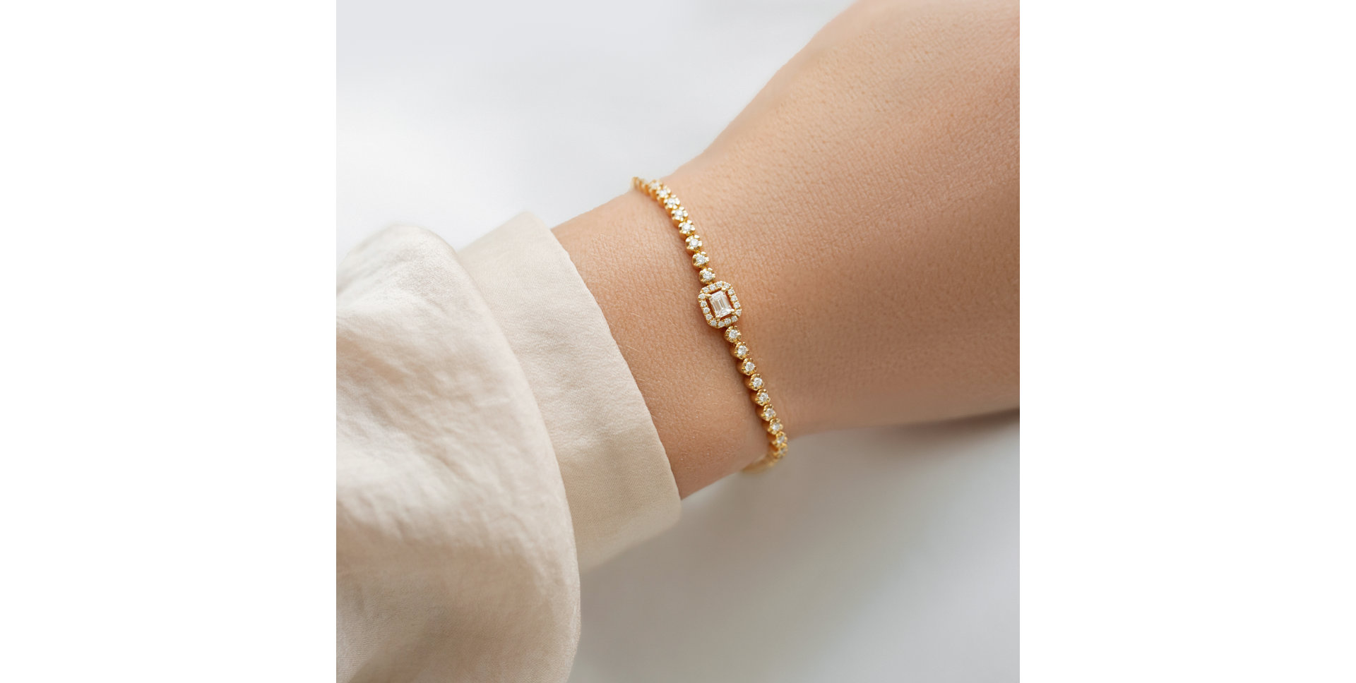 Náramek s diamanty Sunniva