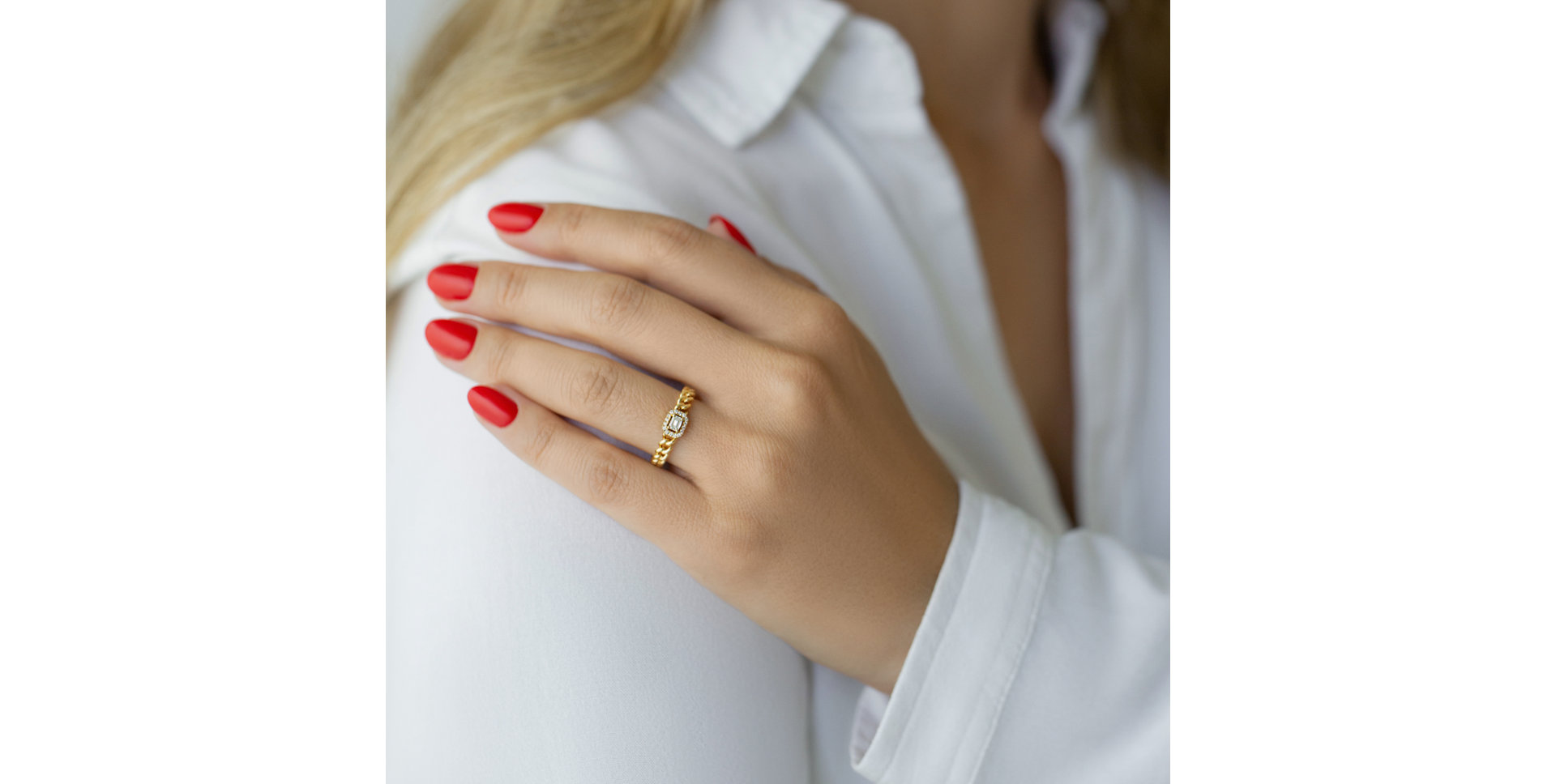 Prsten s diamanty Icy Fantasy