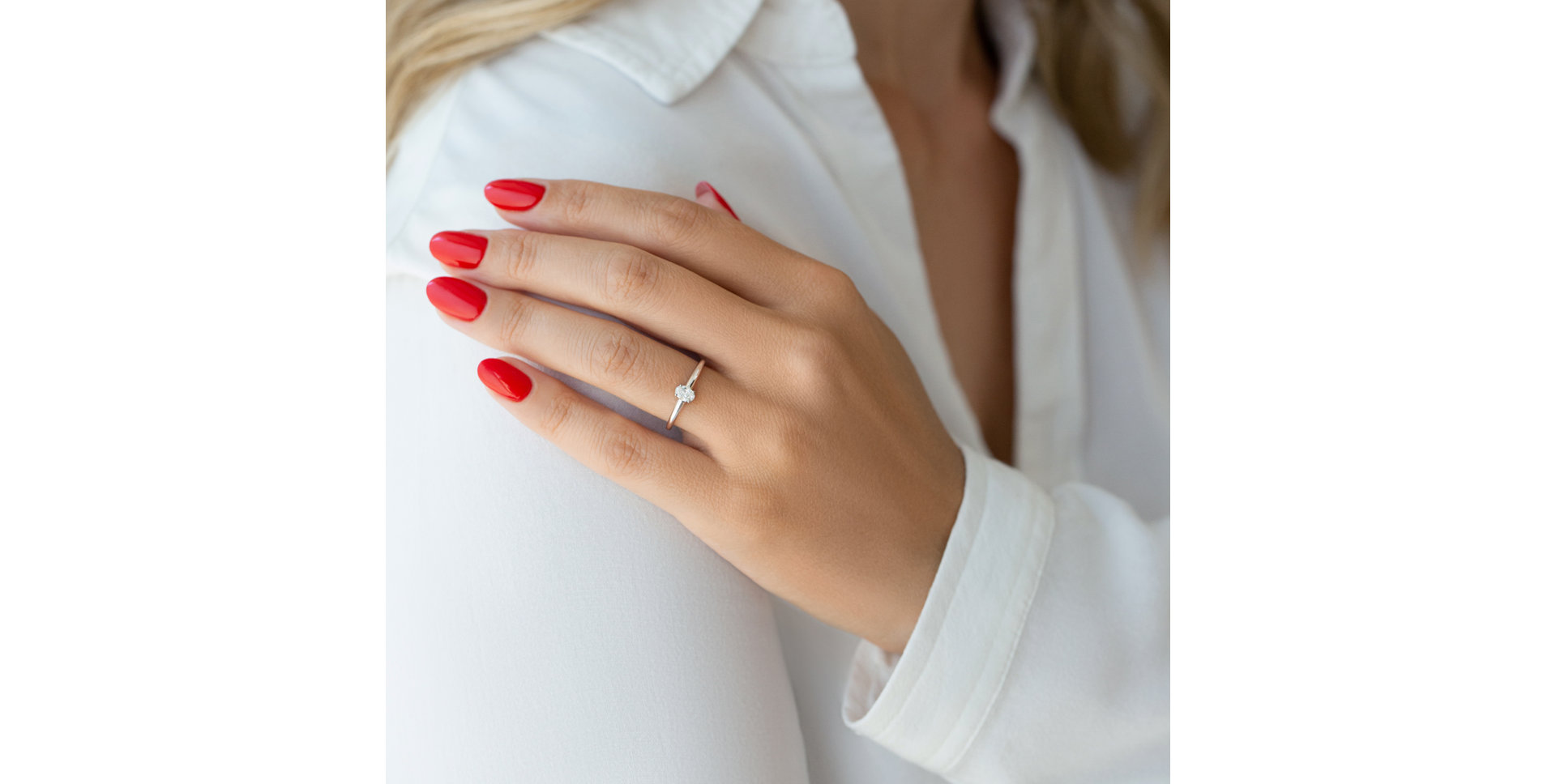 Prsten s diamantem Promise