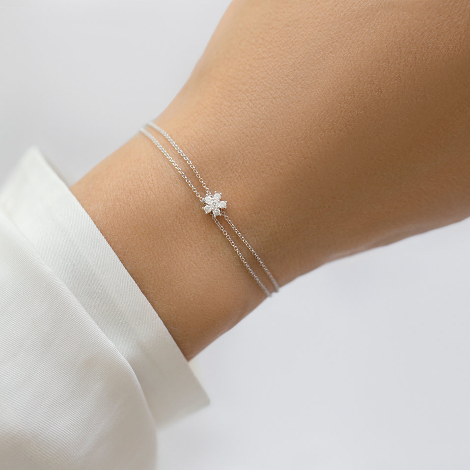 Náramek s diamanty Charming Allure