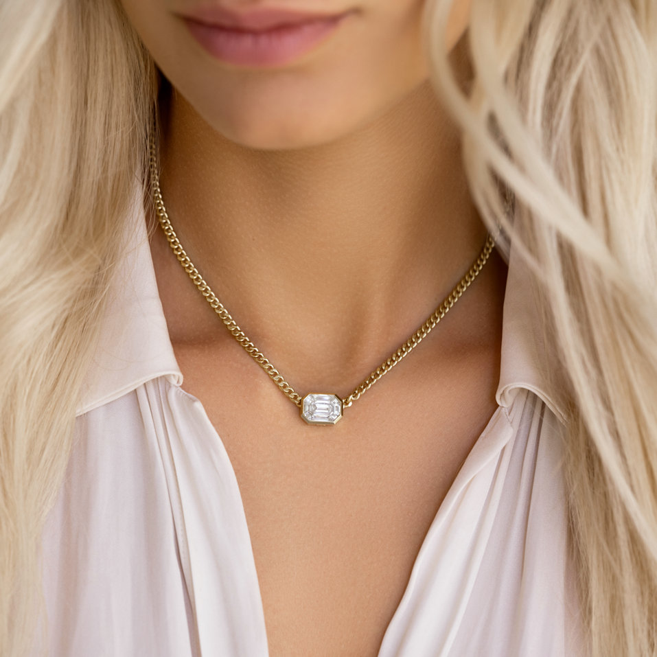 Náhrdelník s diamantem Valore