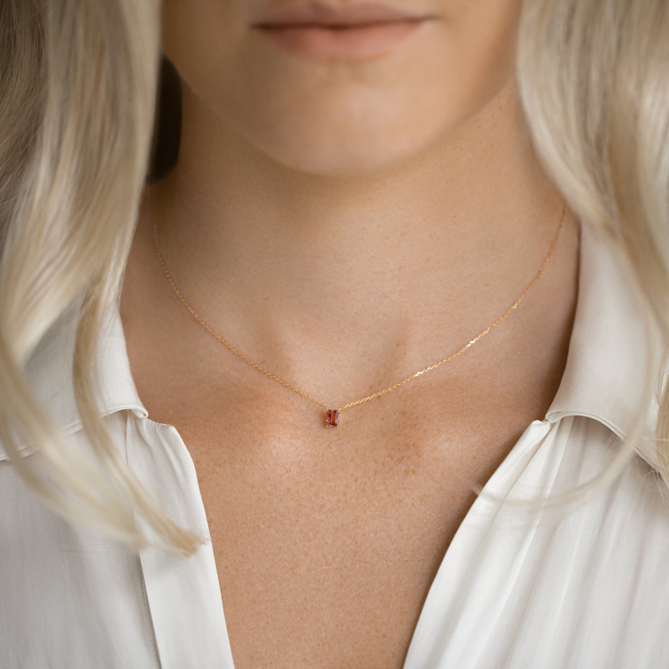 Náhrdelník s rhodolitem Mosselyn