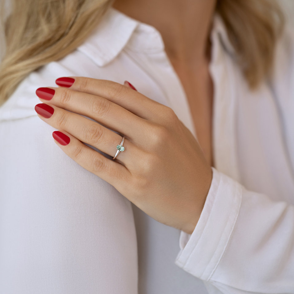 Prsten s turmalínem Mystic Abyss