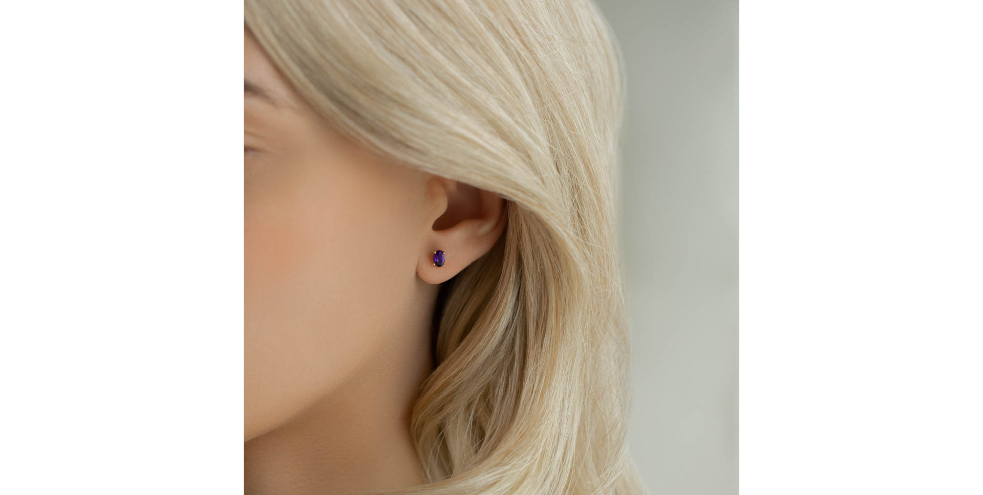 Náušnice s ametystem Mystic Abyss