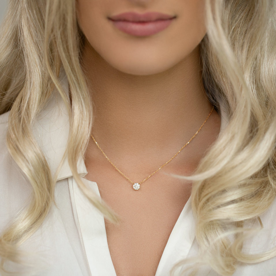 Náhrdelník s diamantem Pure Light
