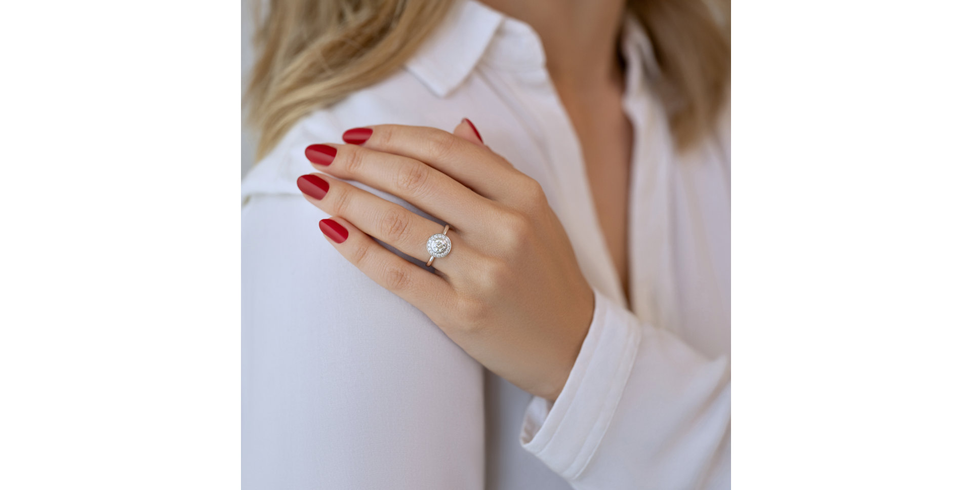 Prsten s diamanty Sun Highness