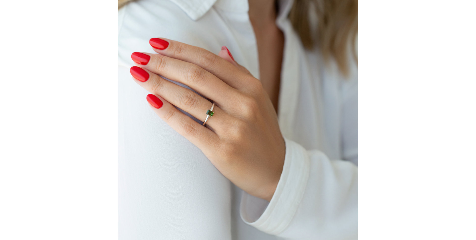 Prsten s turmalínem Domante