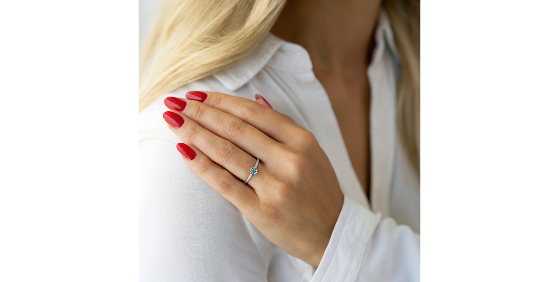 Prsten s diamanty a ametystem Regal Elegance